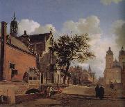 Jan van der Heyden, Church of Jesus landscape